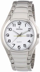 Festina Watches : F16262/5 Silver Dial Stainless Steel Men Watch