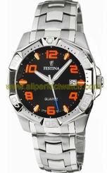 Festina Watches : F16285/6 Quartz Stainless Steel Men Watch