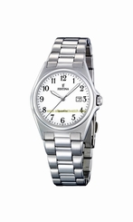 Festina Watches : F16375/1 White Dial Display Type : Analogue Water-restistant (bar) : 5 Diameter (without crown) in mm/inches : 31 / 122 Weight in g/ounces : 79 / 279 Women Watch