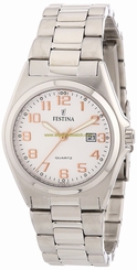 Festina Watches : F16375/7 White Dial Stainless Steel Women Watch