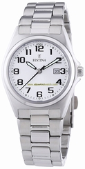 Festina Watches : F16375/9 White Dial Stainless Steel Band Men Watch