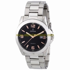 Festina Watches : F16376/6 Quartz Stainless Steel Men Watch