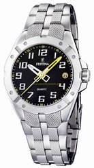 Festina Watches : F16392/5 Black Dial Stainless Steel Women Watch