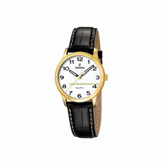 Festina Watches : F16453/2 White Dial Leather Women Watch