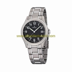 Festina Watches : F16458/3 Quartz Date Stainless Steel Men Watch