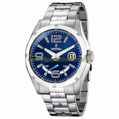Festina Watches : F16480/2 Quartz Stainless Steel Men Watch