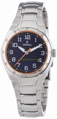 Festina Watches : F16485/B Blue Dial Luminous Hands Women Watch