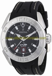 Festina Watches : F16505/9 Quartz Diver Black Dial Date Rubber Men Watch
