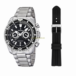 Festina Watches : F16564/W Black Dial Luminescent Hands Stopwatch Men Watch