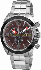 Festina Watches : F16583/2 Quartz Chronograph Brown Dial Date Stainless Steel Men Watch