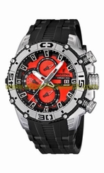 Festina Watches : F16600/7 Quartz Red & Black Men Watch