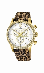 Festina Watches : F16605/5 White Dial Stopwatch Women Watch