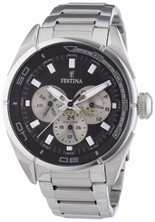 Festina Watches : F16608/7 Brown Dial Stop_watch Men Watch