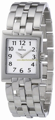 Festina Watches : F16618/3 White Dial Stainless Steel Women Watch