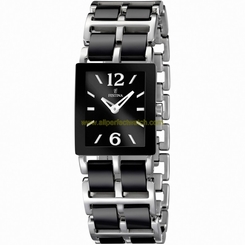 Festina Watches : F16625/3 Quartz Analog Black Dial Stainless Steel and Ceramic Women Watch