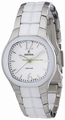 Festina Watches : F16626/1 White Dial Luminescent Hands Women Watch