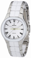 Festina Watches : F16626/2 White Dial Luminescent Hands Women Watch
