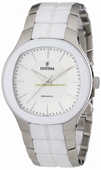 Festina Watches : F16627/1 White Dial Luminescent Hands Men Watch