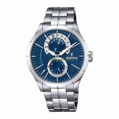 Festina Watches : F16632/A Blue Dial Stainless Steel Men Watch