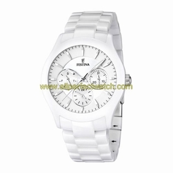 Festina Watches : F16639/1 Quartz White Unisex Watch