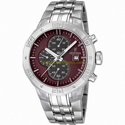 Festina Watches : F16666/2 Quartz Chronograph Date Stainless Steel Men Watch