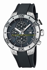 Festina Watches : F16667/4 Quartz Chronograph Date Rubber Strap Men Watch