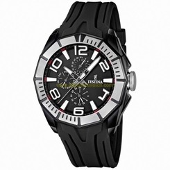 Festina Watches : F16670/8 Quartz Day Date Black Rubber Men Watch
