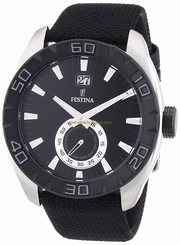 Festina Watches : F16674/4 Black Dial Nylon Men Watch