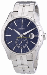 Festina Watches : F16679/2 Blue Dial Luminescent Hands Men Watch
