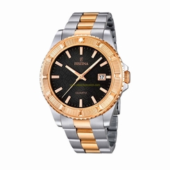 Festina Watches : F16685/5 Black Dial Luminescent Hands Men Watch
