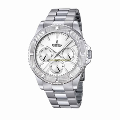 Festina Watches : F16690/1 Silver Dial Luminescent Hands Men Watch