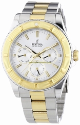 Festina Watches : F16691/1 Silver Dial Luminescent Hands Men Watch