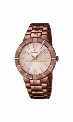 Festina Watches : F16715/1 Grey Dial Stainless Steel Plated Women Watch