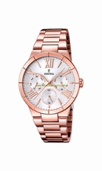 Festina Watches : F16718/1 Silver Dial Stainless Steel Band Women Watch