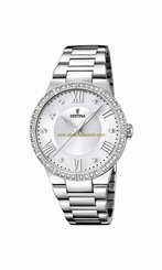 Festina Watches : F16719/1 Silver Dial Other Material Band Women Watch