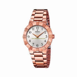 Festina Watches : F16733/3 Silver Dial Stainless Steel Band Men Watch