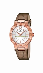 Festina Watches : F16736/1 Silver Dial Calfskin Band Men Watch