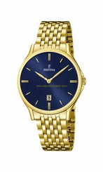 Festina Watches : F16746/3 Blue Dial Stainless Steel Band Men Watch