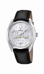 Festina Watches : F16752/1 White Dial Synthetic Band Men Watch