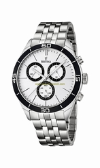 Festina Watches : F16762/1 Silver Dial Stainless Steel Band Men Watch