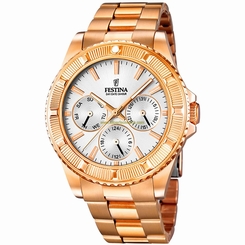 Festina Watches : F16786/1 White Dial Stainless Steel Men Watch