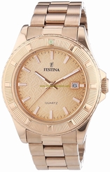 Festina Watches : F16788/2 Pink Dial Stainless Steel Women Watch