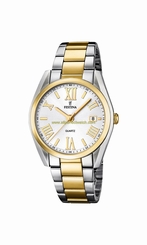 Festina Watches : F16794/1 Silver Dial Stainless Steel Plated Women Watch
