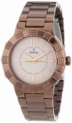 Festina Watches : F16800/1 Silver Dial Stainless Steel Plated Women Watch