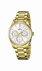 Festina Watches : F16815/1 Silver Dial Stainless Steel Plated Women Watch