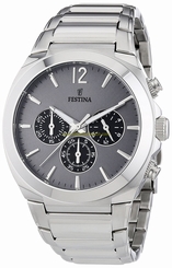Festina Watches : F16817/3 Grey Dial Chronograph Women Watch