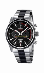 Festina Watches : F16819/3 Grey Dial Stainless Steel Band Men Watch
