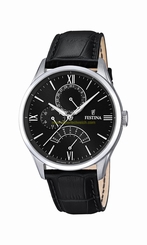 Festina Watches : F16823/4 Black Dial Luminescent Hands Men Watch