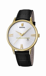 Festina Watches : F16825/1 White Dial Luminescent Hands Men Watch