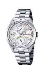 Festina Watches : F16828/1 Silver Dial Stainless Steel Band Men Watch